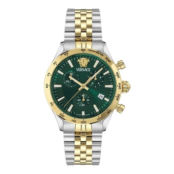 Versace Hellenyium Chrono Petite Bracelet Watch - NWT - Picture 1 of 5